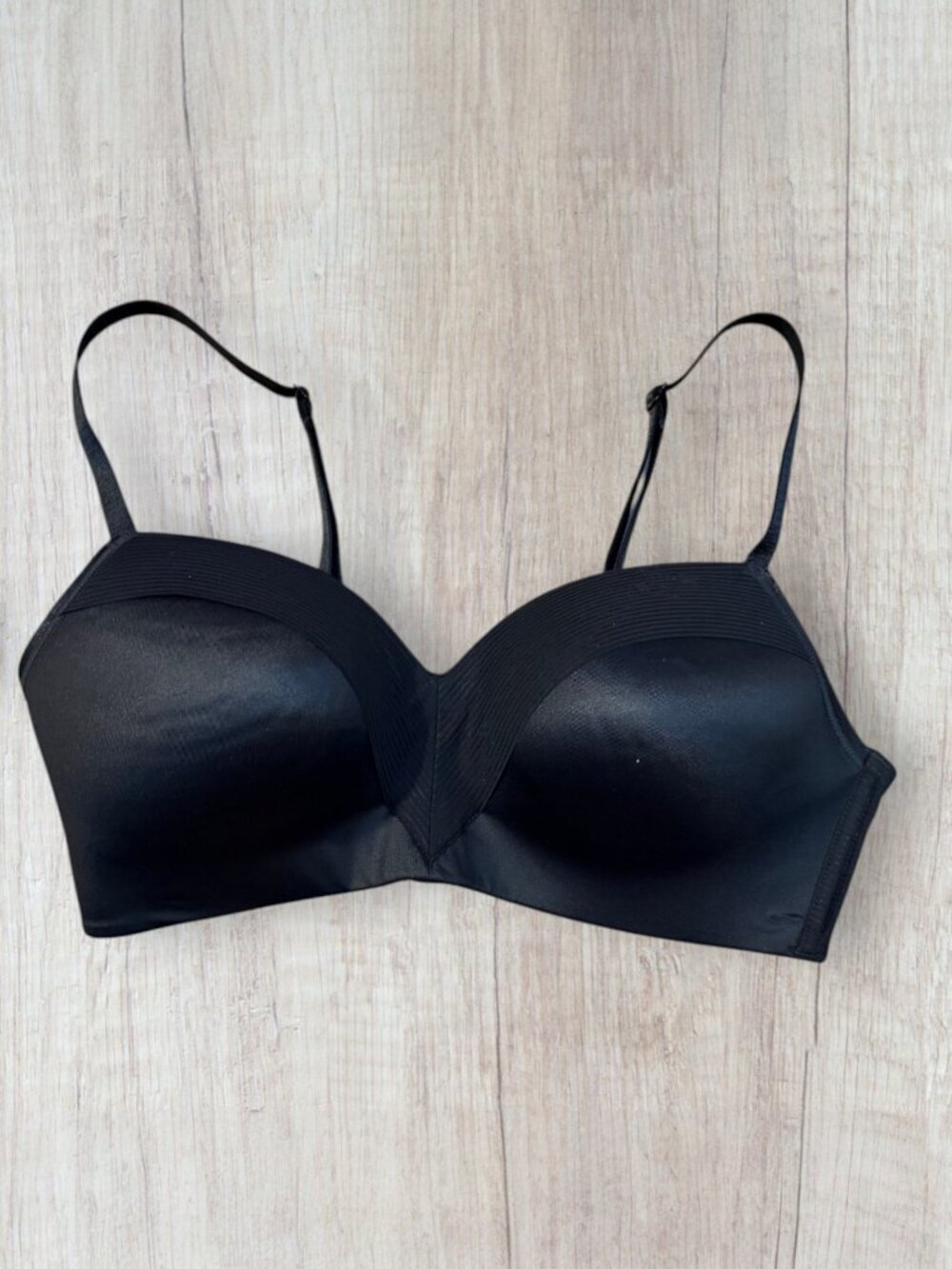 Soma Cooling Wireless Bra Black 34D Smooth Full Coverage Comfort T Shirt Bra